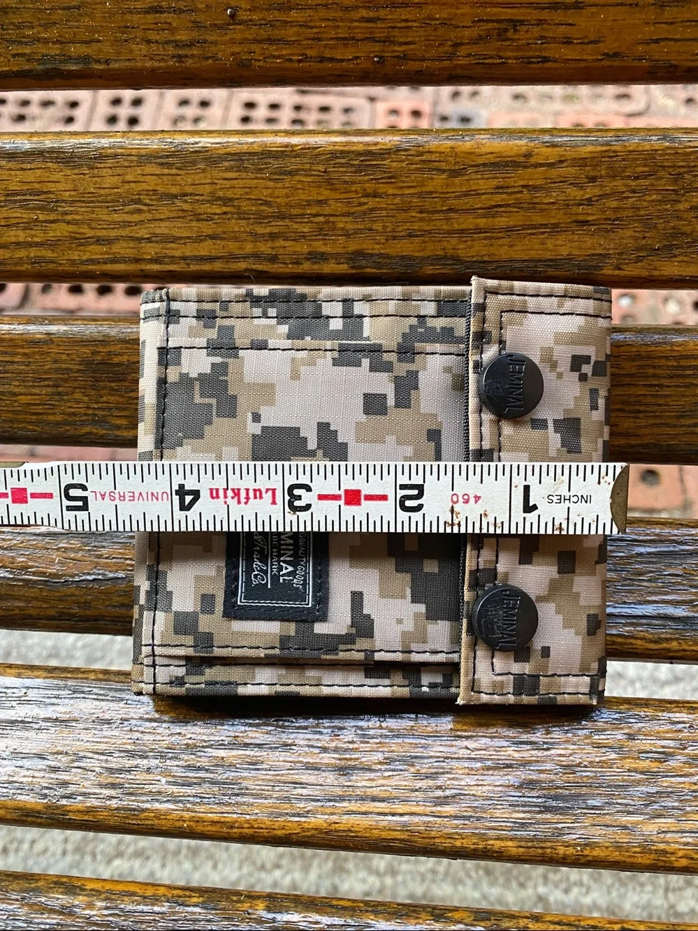 Jeminal tactical Bifold nylon wallet Digital Camo